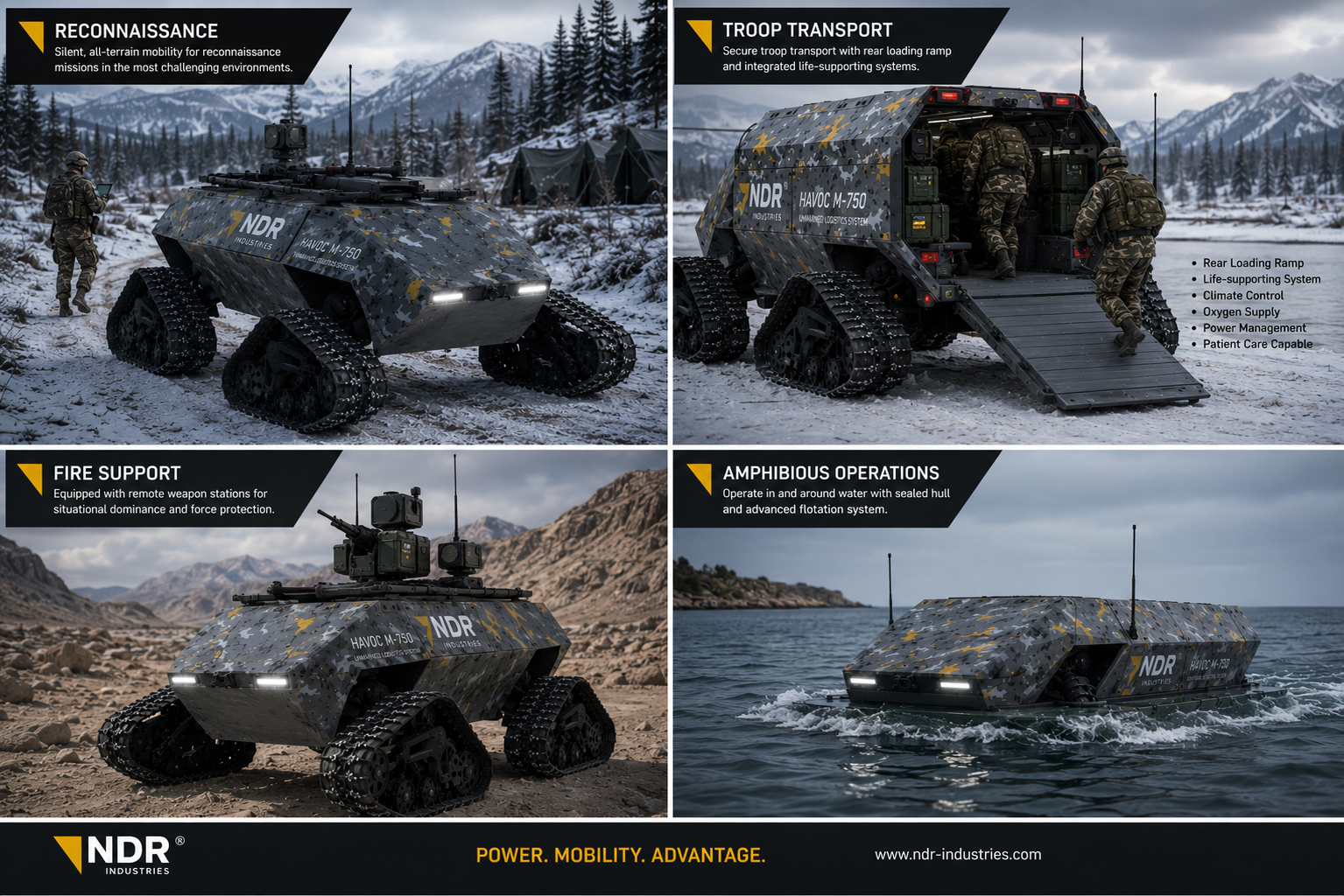 M-750 monta kuvaa